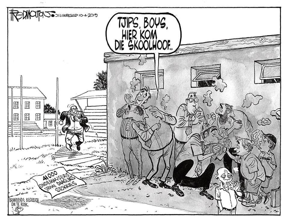 <p>41,000 Onderwysers draai daagliks stokkies<br/></p>