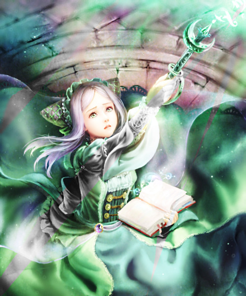 absent-voices:
“The Green Witch
Edit by me
”