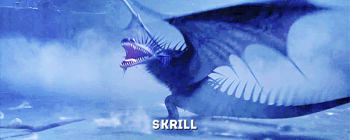 Image result for how to train your dragon skrill gif