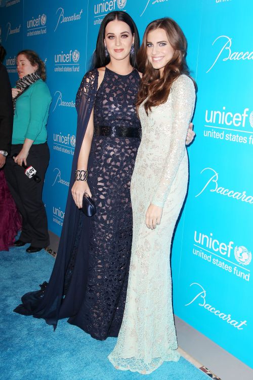 Katy Perry and Allison Williams at the Unicef SnowFlake Ball in New York, November 27, 2012