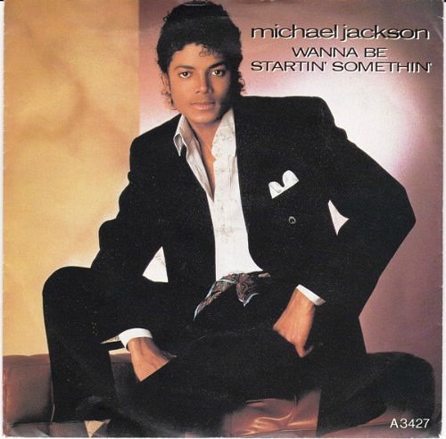 <p><a href="http://www.simplyeighties.com/michael-jackson.php#.Vje6b2v1jIV"><b>Michael Jackson</b></a> “Wanna Be Startin’ Somethin’“ vinyl single (1983)<br/></p>