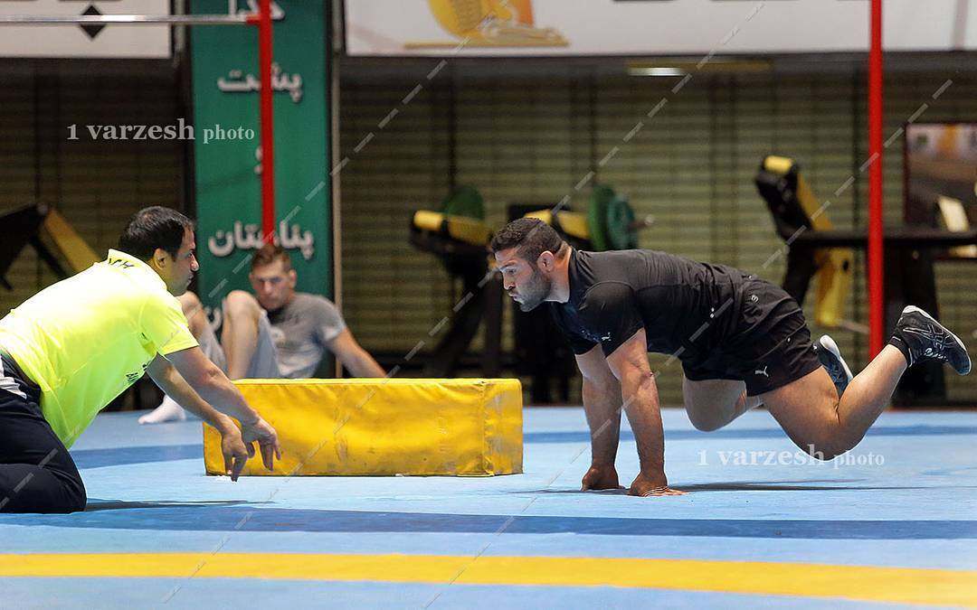 Right-Reza Yazdani-Iranian Wrestler