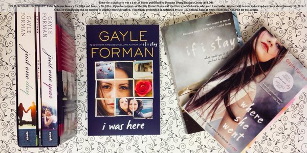 Retweet this post from Penguin Teen to win this #GayleForman collection!