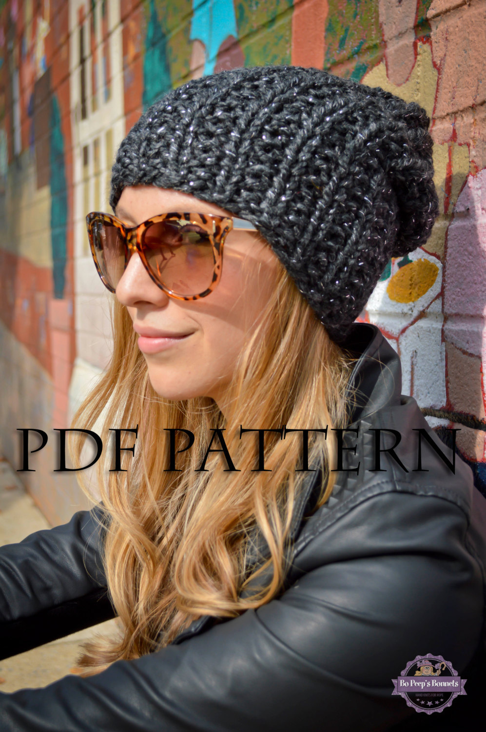 Untitled DIY KNITTING PATTERN Slouchy Beanie Pattern Knit...
