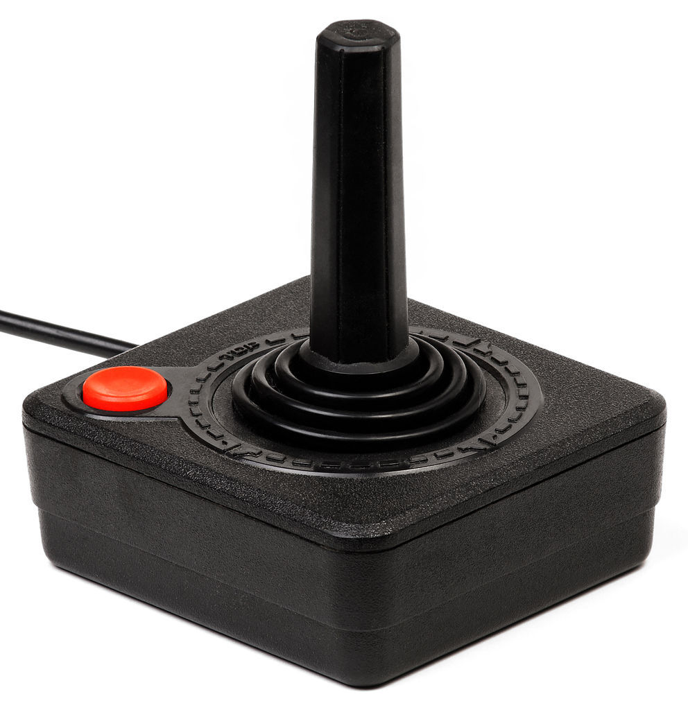 <p><b><a href="http://freevintagephotos.net/atari-hardware.php">Atari 2600 Joystick</a></b></p>
