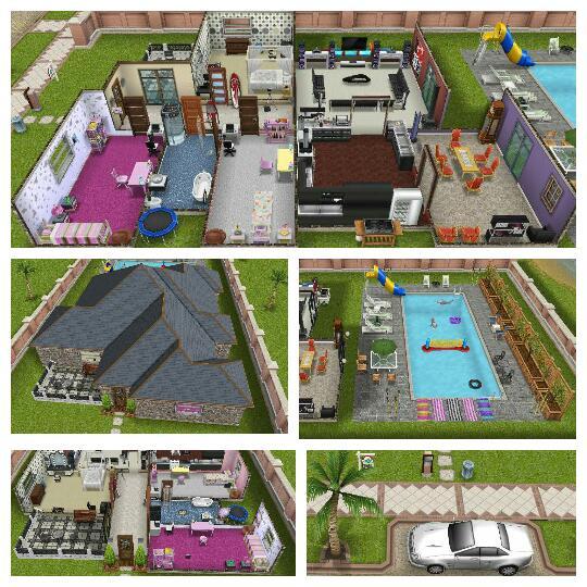 Sims Freeplay Original Designs — This is a two story house ...