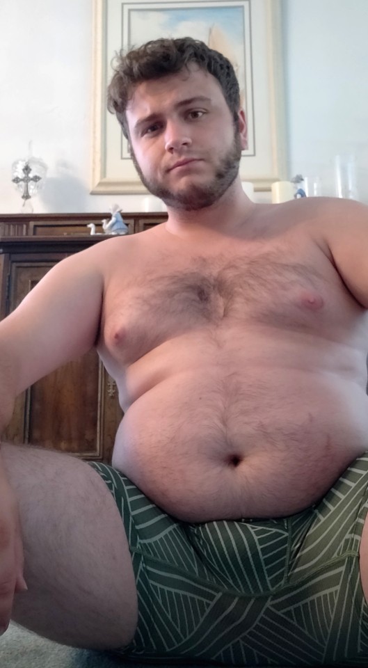 Fat guy belly