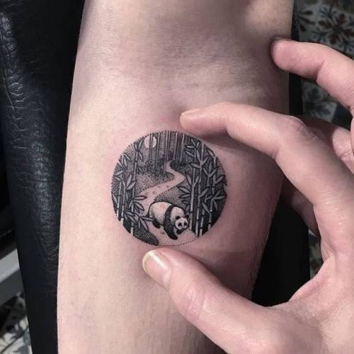 Tattoo Tagged With Flower Small Bear Grey Black Animal Tiny