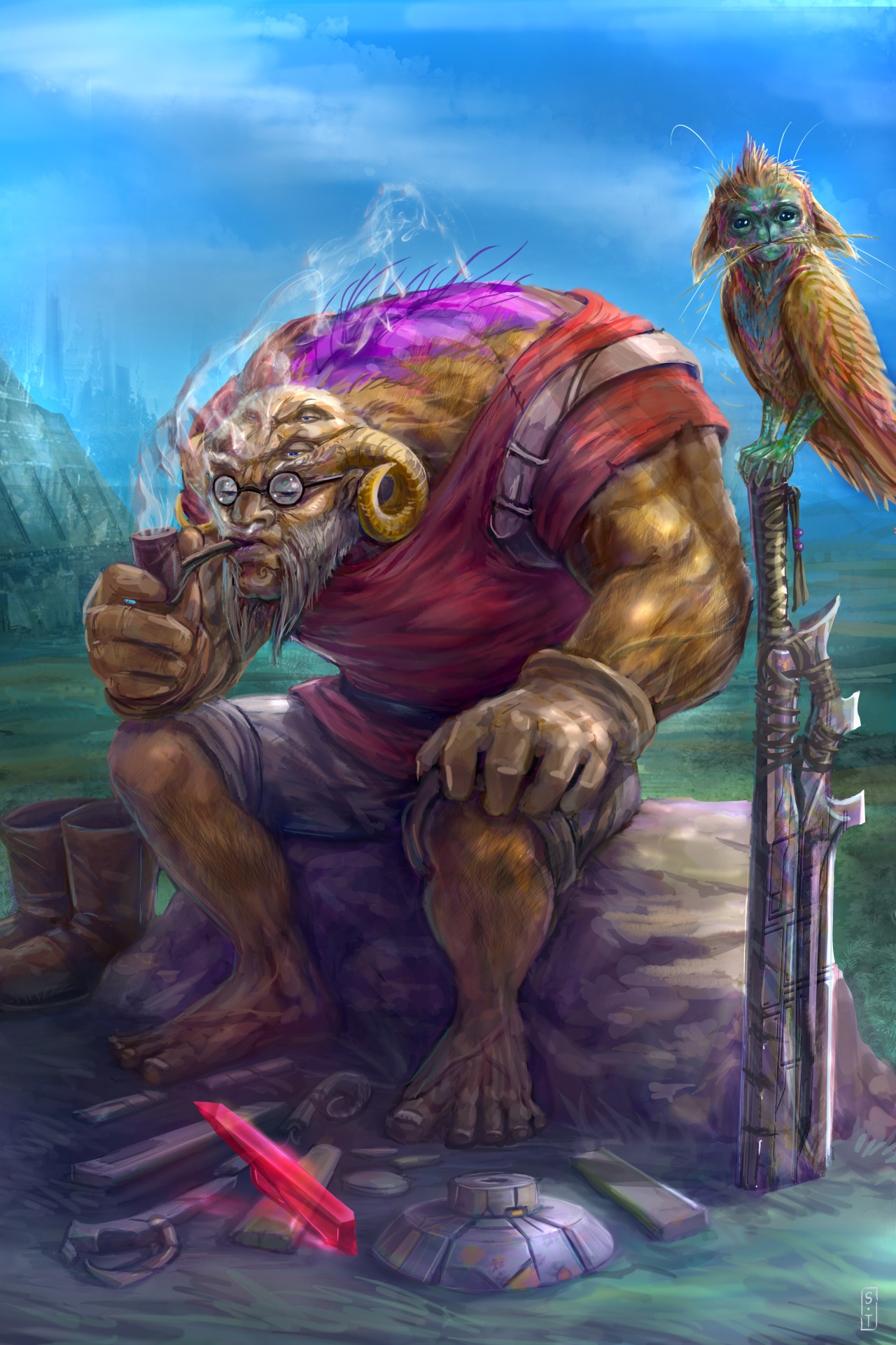 Branoc Aur, a Clever Glaive
