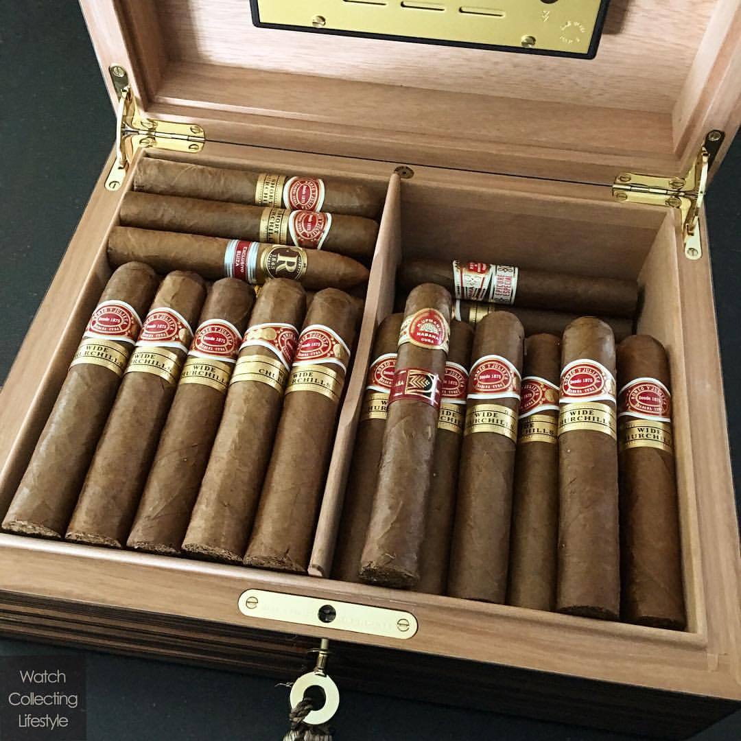 watchcollectinglifestyle:
“One hell of an assortment inside our Elie Bleu, the finest brand of humidors in the world. 😍😍😍 #habanos #romeoyjulieta #cigars #cigarsociety #cigarporn #hoyodemonterrey #partagas #hupmann #eliebleuhumidor #humidor #wcl...