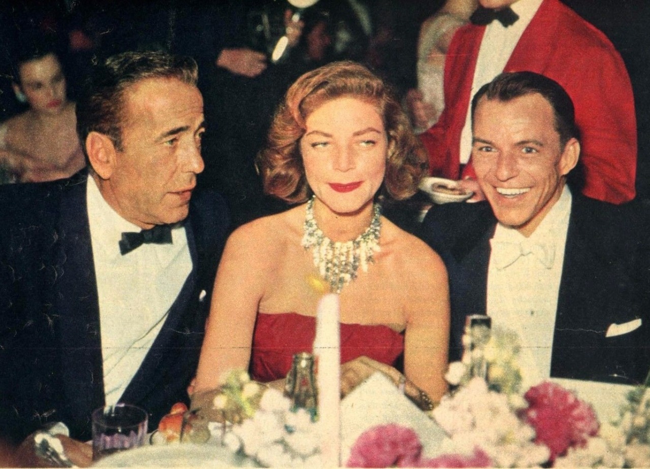 bettybacallbeauty:
“ Humphrey Bogart, Lauren Bacall, and Frank Sinatra at the 1955 Oscars
”