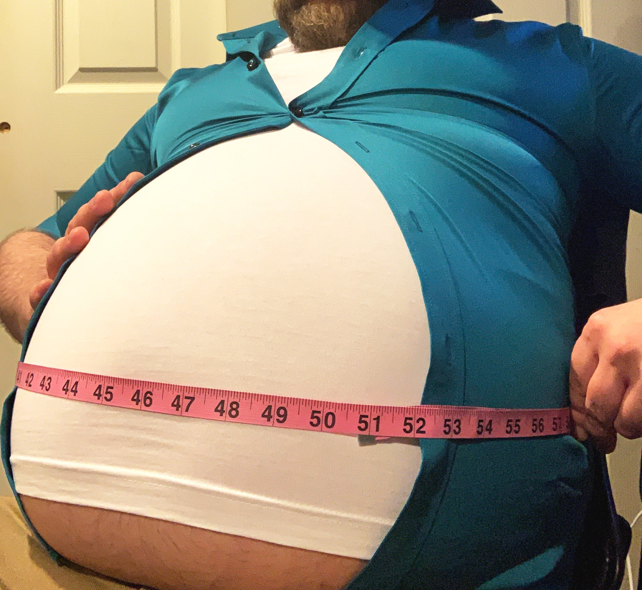 Fat round belly