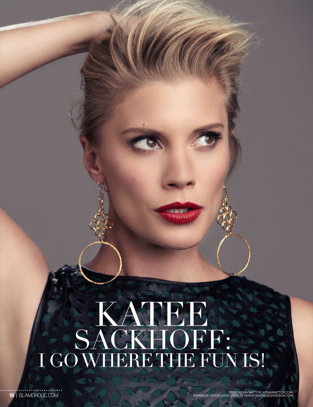 Glamoholic Exclusive Interview With Katee Sackhoff I Go Hot Sex