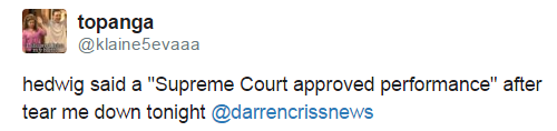 Topics tagged under hedwigonbroadway on Darren Criss Fan Community Tumblr_nqkywphEqw1r4gxc3o2_r1_500