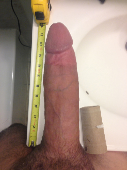 Normal guys measuring and showing off their cocks! 