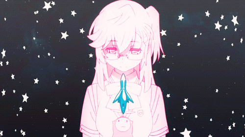 Resultado de imagem para gif anime kawaii rosa pastel