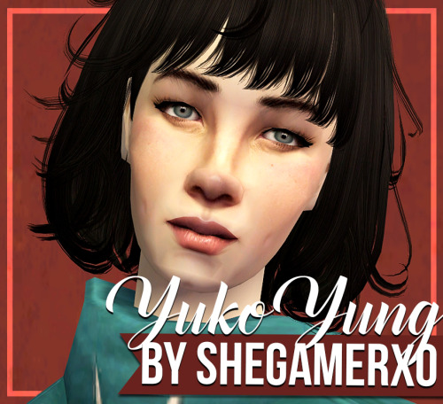 shegamerxo:“ Sims 2 Sim - Yuko Yung Heyyy all, meet Yuko. She is a very smart and shy sim. She likes reading about ancient history and urban legends. She is very introvert and loves to spend her Friday nights online, writing her blogs about the...