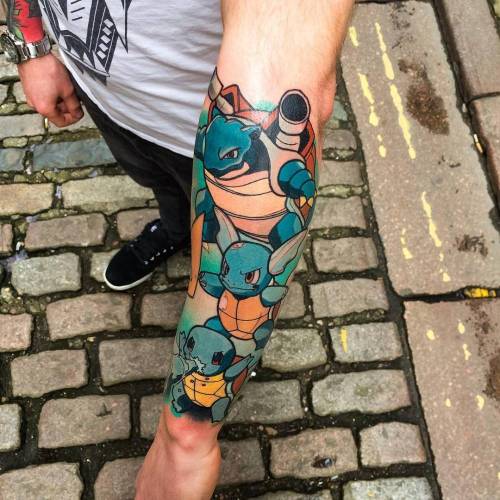 squirtle squad tattoo