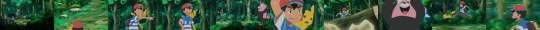 coonfootproductions:  bluedragonkaiserplus: Ash and Pikachu meet Bewear in English. I’m glad the dub got a VA for Bewear who can get their voice that high. A lot of the comedy of the scene comes from that high-pitched squealing.  unfortunately they