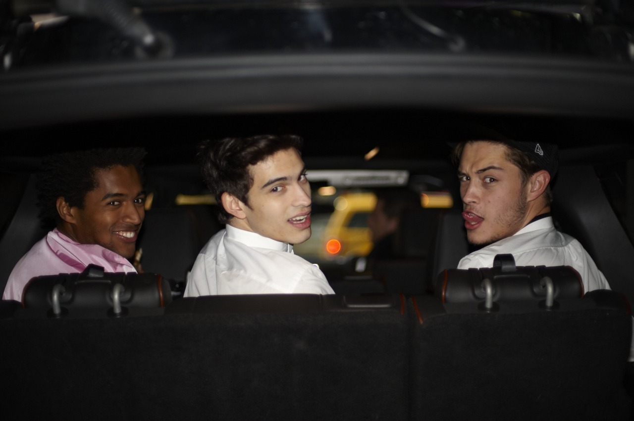 Shooting Made In Brazil Magazine 3 in New York with Thiago Santos, Gabriel Burger, and Francisco Lachowski.