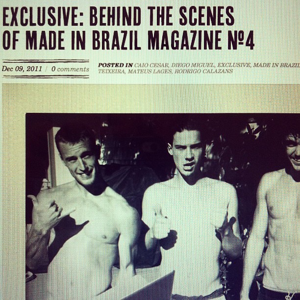 Postei varias fotos do making of da Made In Brazil 4 no blog! www.madeinbrazilblog.com/exclusive (Taken with instagram)