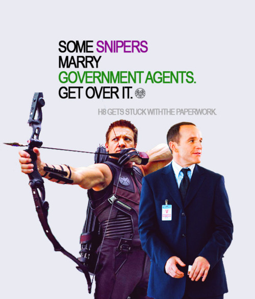 Image result for clint and coulson