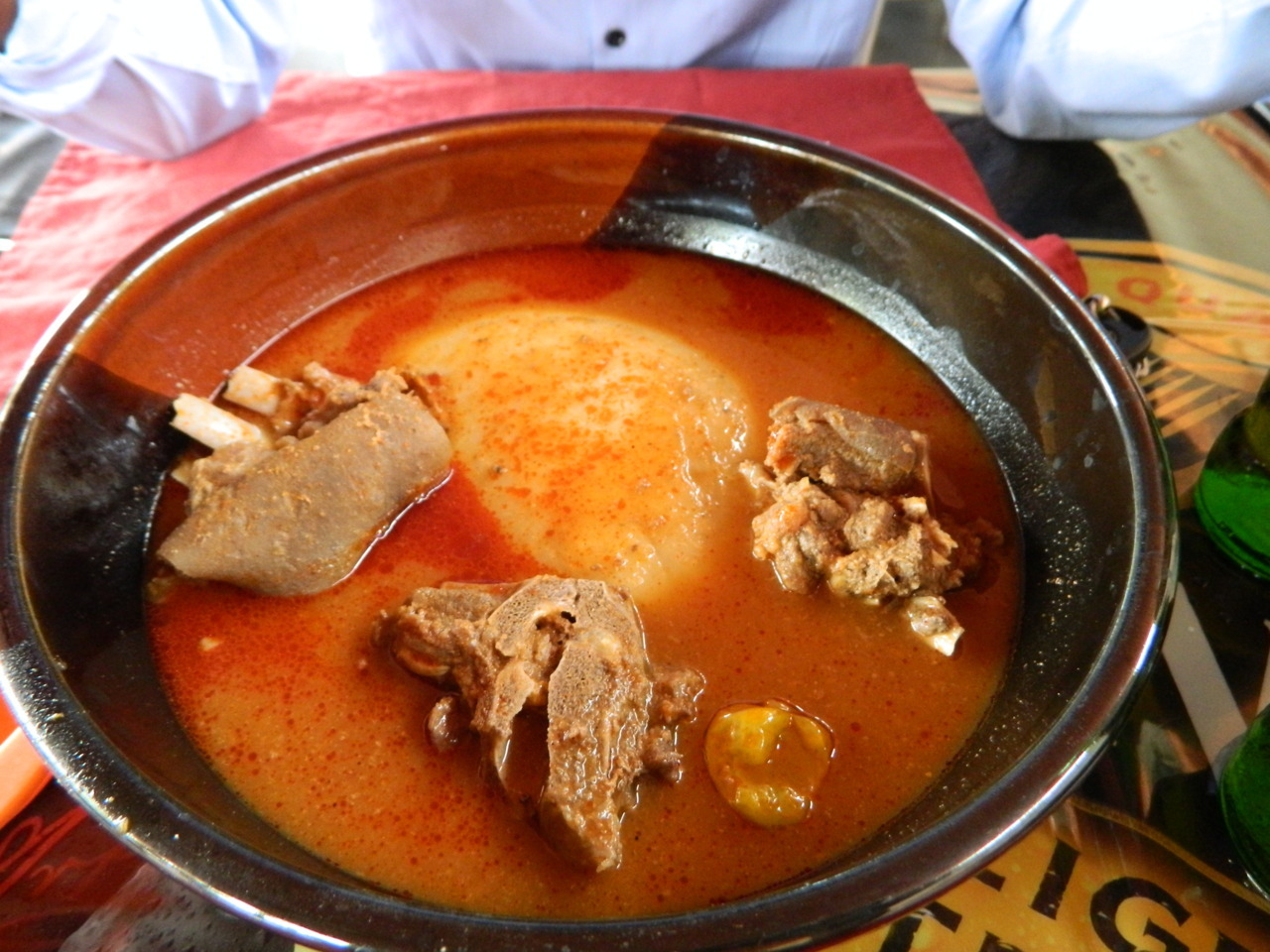 Фуфу блюдо в Гане