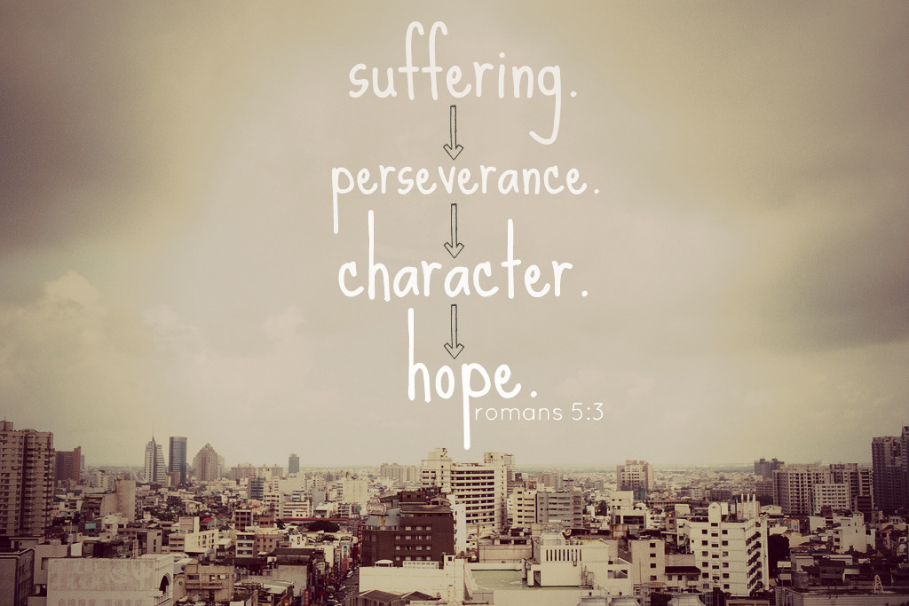 bible verse about perseverance character hope