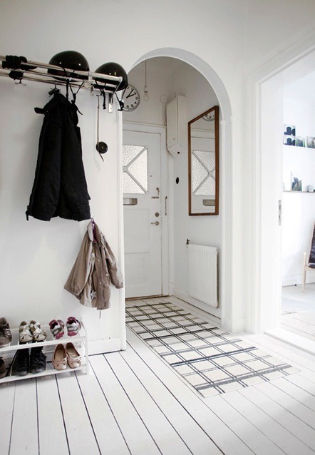 Apartment entryway rug: apartment in moscow by geometrium. cool ...