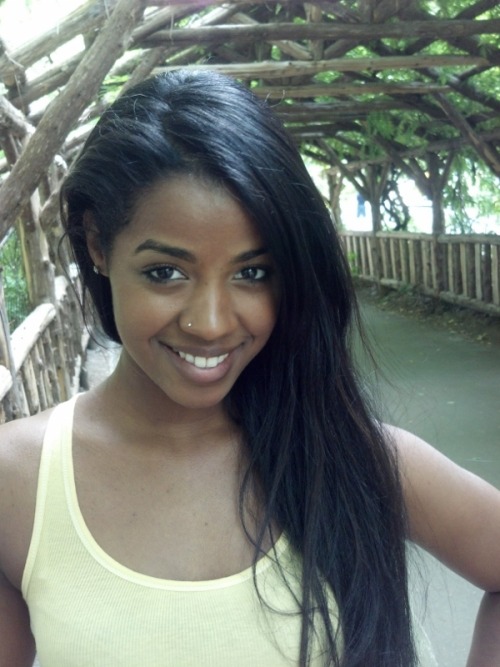 Outdoor beauty black webcam