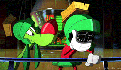 Image result for MARVIN THE MARTIAN  AND K-9 GIFS