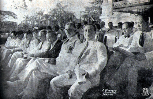 TODAY IN HISTORY. On November 15, 1936, the Commonwealth of the Philippines celebrated its first anniversary. Above, government officials during a commemoration held in the Malacañan grounds–among them, President Manuel L. Quezon, Vice President...