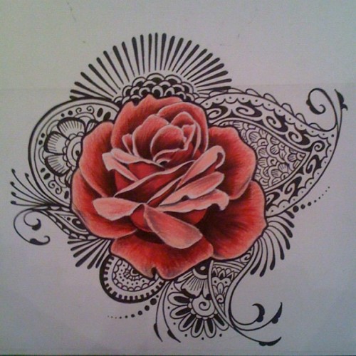 the mfb another doodle drawing rose henna the mfb another doodle drawing rose henna