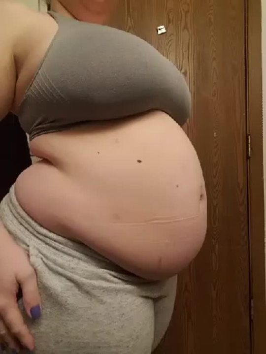 Fat round belly