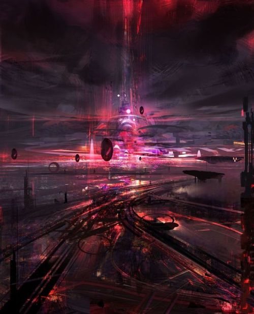 cyberpunky:“Data Upload” by David Levy