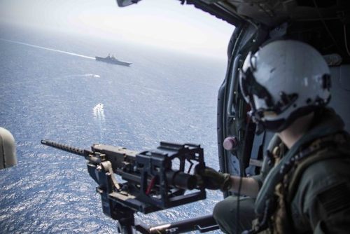 The Kearsarge Ready Group (ARG) transiting the Atlantic Ocean...