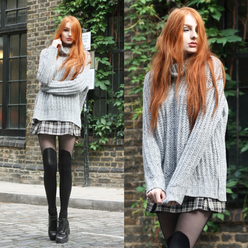 oversized sweater on Tumblr