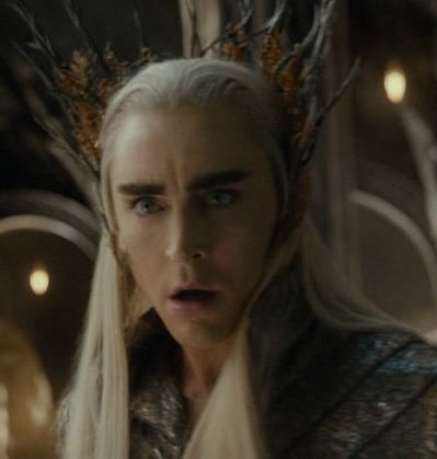 Thranduil & Legolas — Who pulls the shocked face off better? Father or...