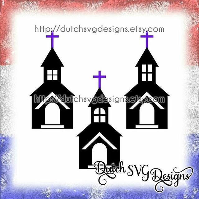 Download Dutch SVG Designs — Church cutting files with 3 different ...