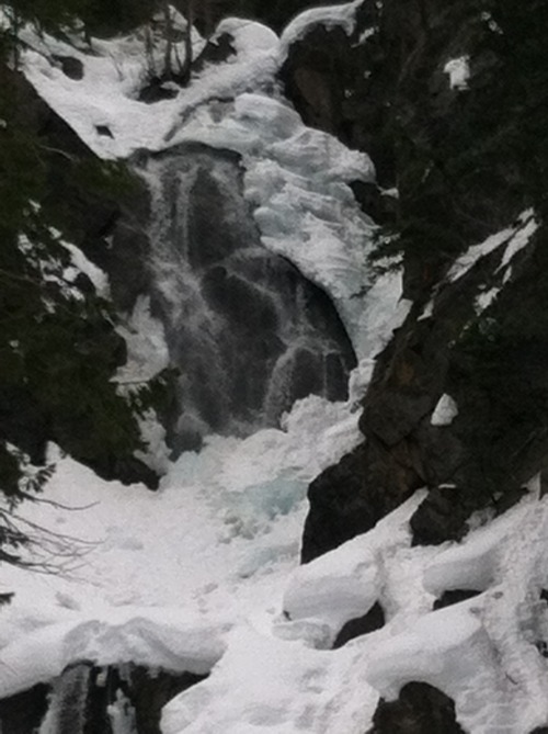 Fish creek Falls, Steamboat Springs CO, Frozen