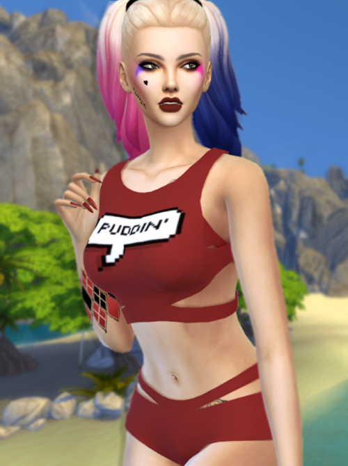 harley quinn sims 4 tumblr