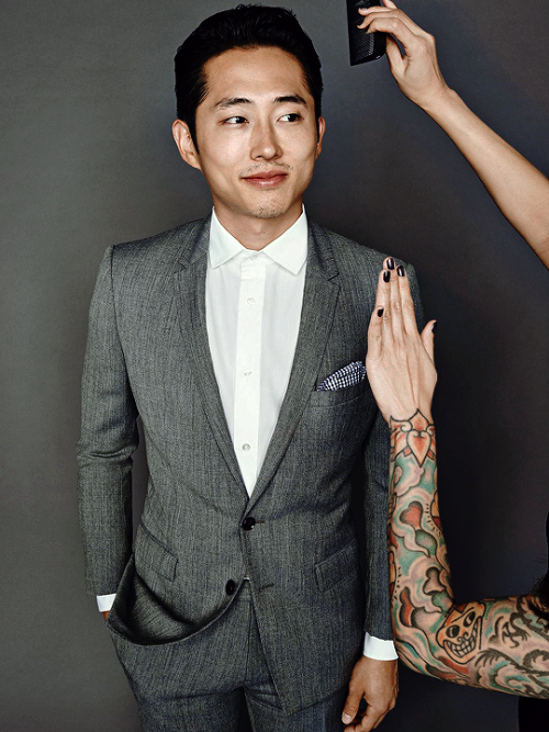 mancandykings:Steven Yeun Eric Ray Davidson // GQ Magazine...