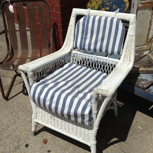 Shelleysshabbyshack Antique Wicker Chair Vintage S