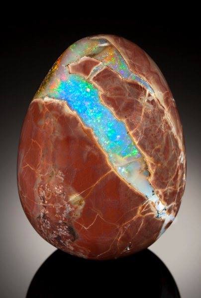 geologyin-blog:Outstanding #Opal egg from Opal Butte, Morrow...