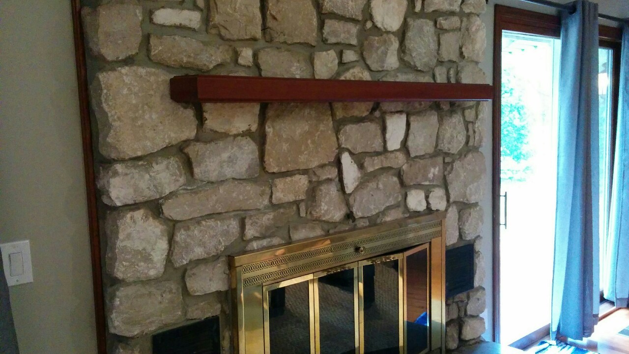 The Mochinist Mounting A Tv Onto An Uneven Surface Stone
