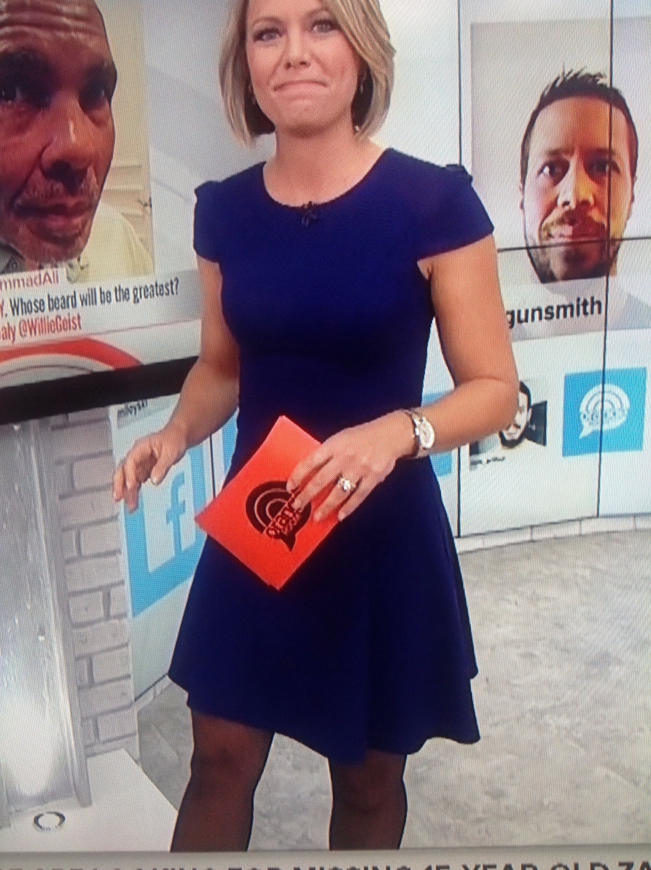 Dylan Dreyer Fever Black Pantyhose Day