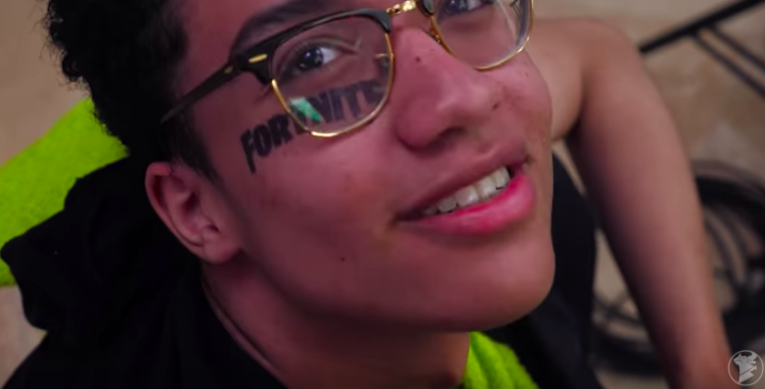  - fortnite tattoo face