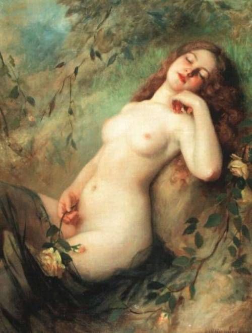 zombienormal:A Sitting Nude, Victor Karlovich Schtember,...