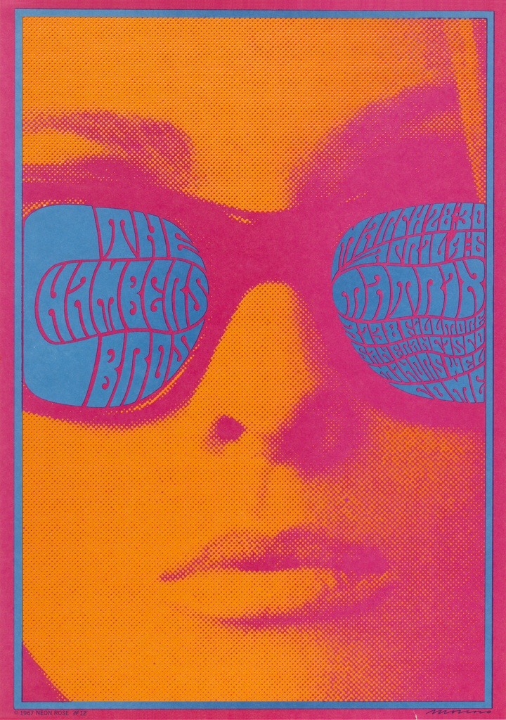 Design is fine. History is mine. — Victor Moscoso, poster for the ...