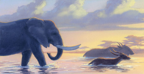 Lion King Concept Art Elephant